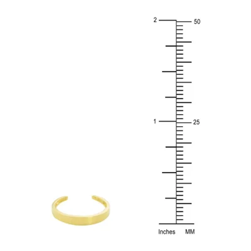 Adjustable 10K Gold Adjustable Toe Ring