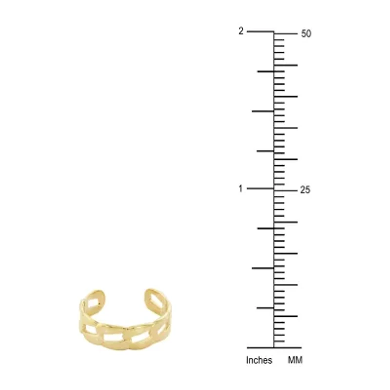 Adjustable 10K Gold Adjustable Toe Ring