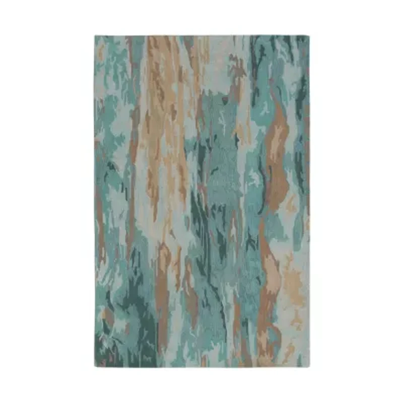 Liora Manne Corsica Waterfall Hand Tufted Wool Area Rug