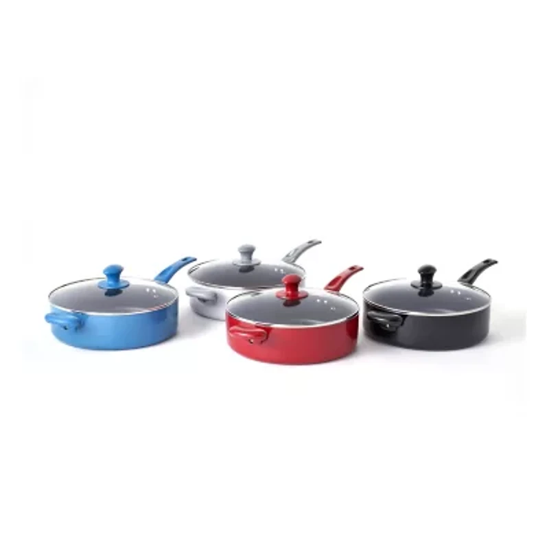 Cooks 5-qt. Jumbo Deep Saute Pan with Helper Handle