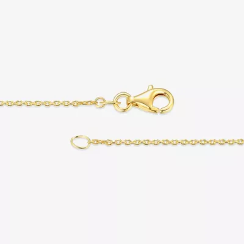 Womens White Cultured Freshwater Pearl 18K Gold Over Silver 18 Inch Pendant Necklace