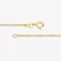 Womens White Cultured Freshwater Pearl 18K Gold Over Silver 18 Inch Pendant Necklace