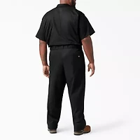 Dickies Flex Mens Big and Tall Stain Resistant Short Sleeve Workwear Coverall