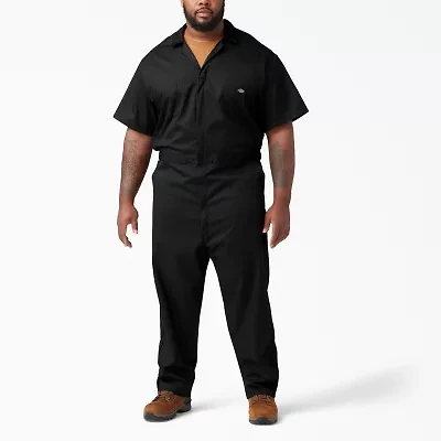 Dickies Flex Mens Big and Tall Stain Resistant Short Sleeve Workwear Coverall