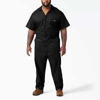 Dickies Flex Mens Big and Tall Stain Resistant Short Sleeve Workwear Coverall