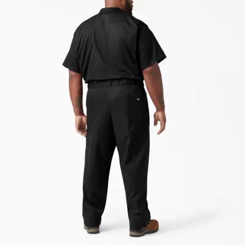 Dickies Flex Short Mens Stain Resistant Sleeve Workwear Coverall