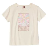 Avalanche Big Kid Girls Crew Neck Short Sleeve Classic Fit Graphic T-Shirt