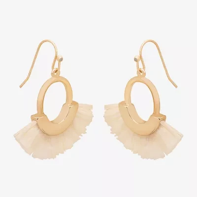 Bijoux Bar Delicates Gold Tone Womens Drop Earrings