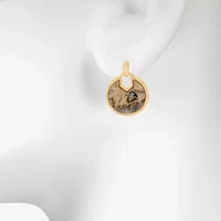Bijoux Bar Delicates Gold Tone Womens Drop Earrings