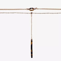 Mixit Layered Womens 16 Inch Y Necklace