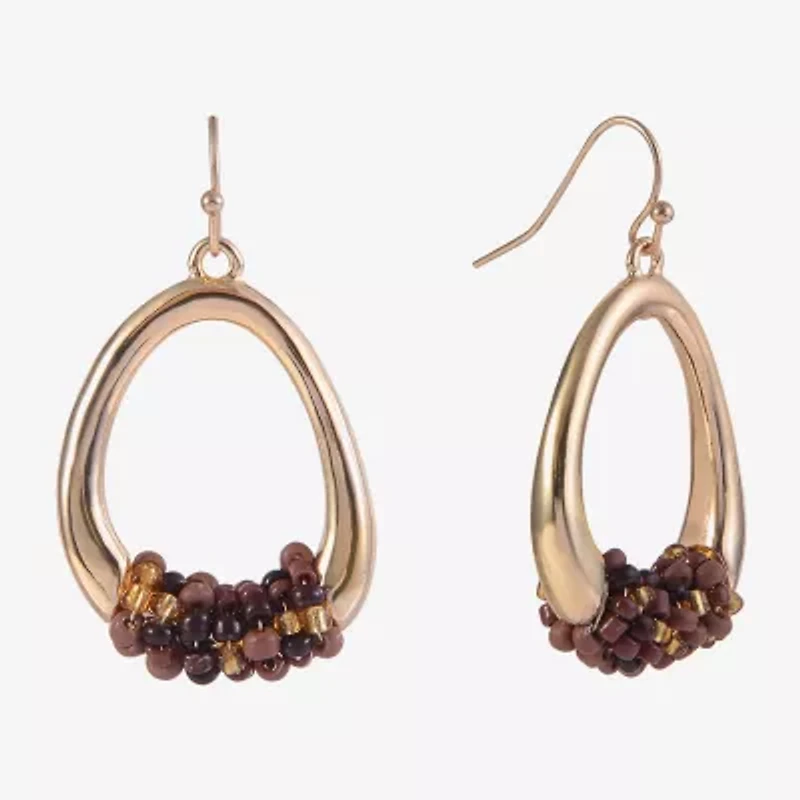 Mixit Womens 37mm Hoop Earrings