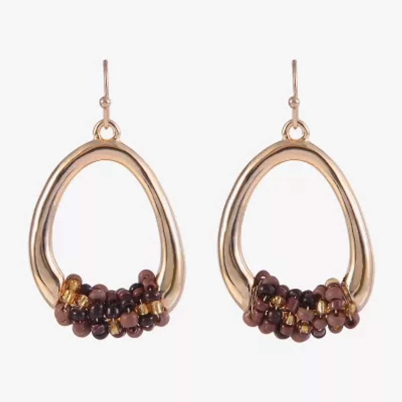 Mixit Womens 37mm Hoop Earrings