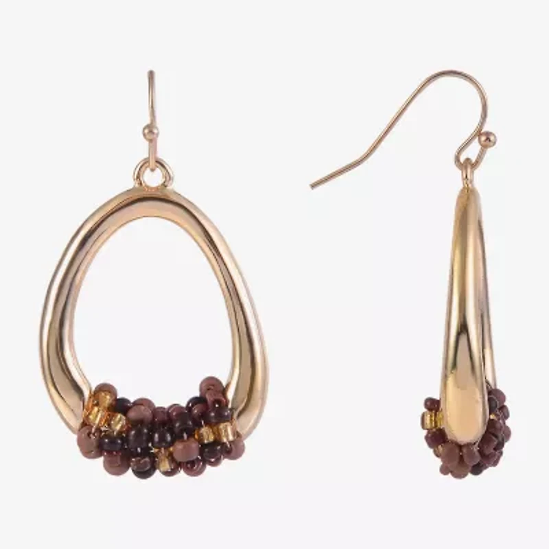 Mixit Womens 37mm Hoop Earrings