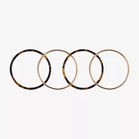 Mixit Tortoise Womens 4-pc. Bracelet Set