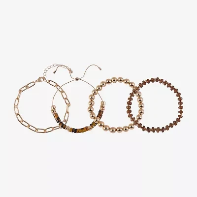 Mixit Womens 4-pc. Bracelet Set