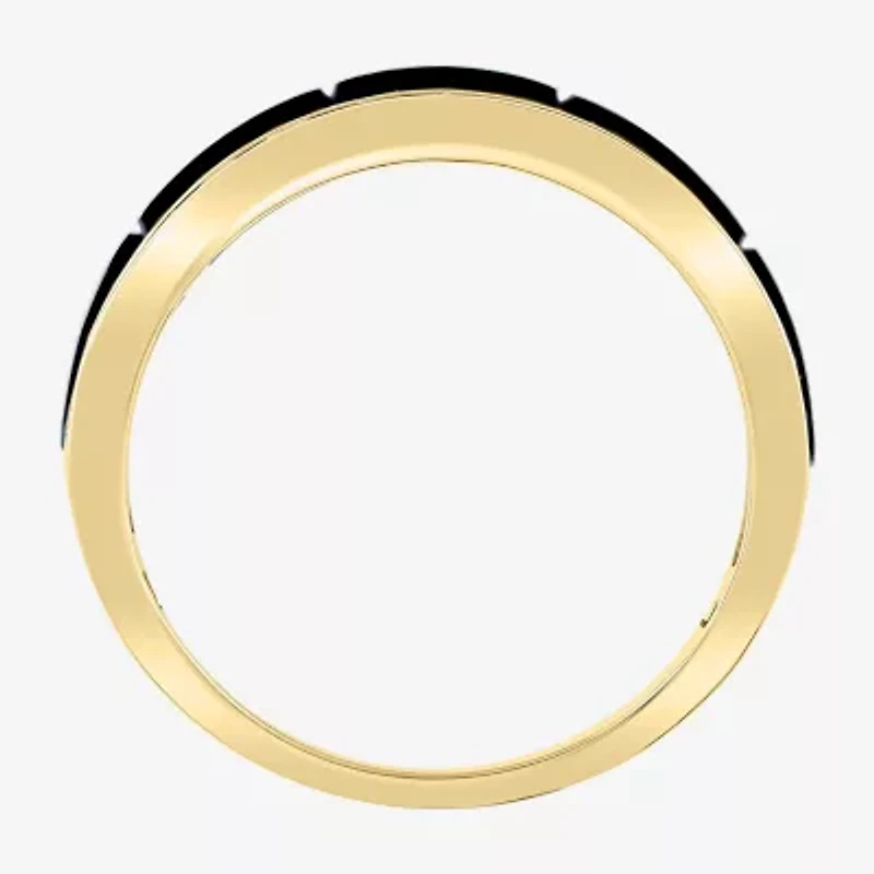 G / Si2) Mens 1 1/2 CT. T.W. Lab Grown White Diamond 10K Gold Wedding Engagement Ring