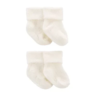 Carter's Little Baby Basics Unisex 4 Pair Booties