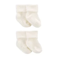 Carter's Little Baby Basics Unisex 4 Pair Booties