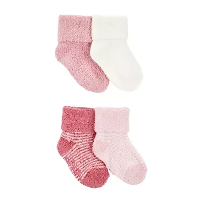 Carter's Baby Girls 4 Pair Booties