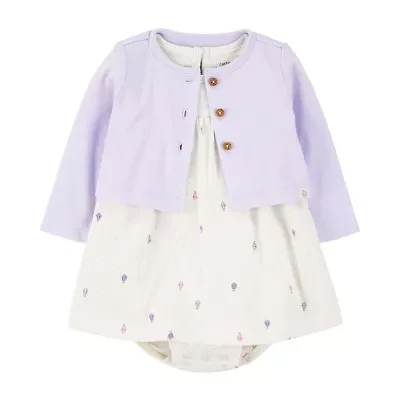 Carter's Baby Girls Short Sleeve Fitted Dress Set