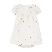 Carter's Baby Girls Short Sleeve Fitted Dress Set