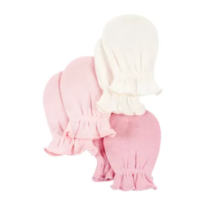 Carter's Baby Girls 3 Pair Multi-Pack Baby Mittens