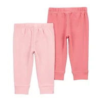 Carter's Baby Girls Straight Regular Fit Pull-On Pant