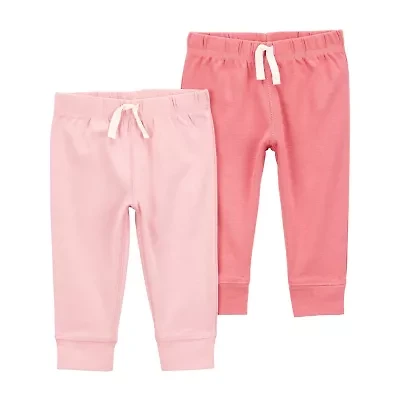 Carter's Baby Girls Straight Regular Fit Pull-On Pant