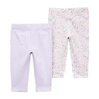 Carter's Baby Girls Straight Regular Fit Pull-On Pant