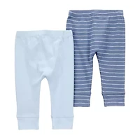 Carter's Baby Boys Cuffed Regular Fit Pull-On Pant