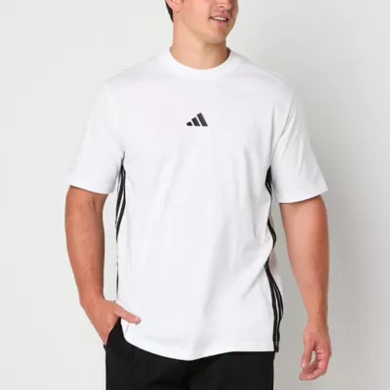 adidas Mens Crew Neck Short Sleeve Active Big and Tall T-Shirt
