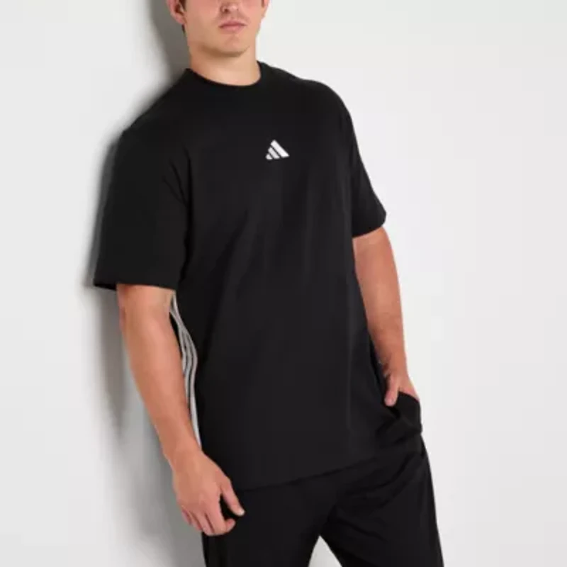 adidas Mens Crew Neck Short Sleeve Active Big and Tall T-Shirt
