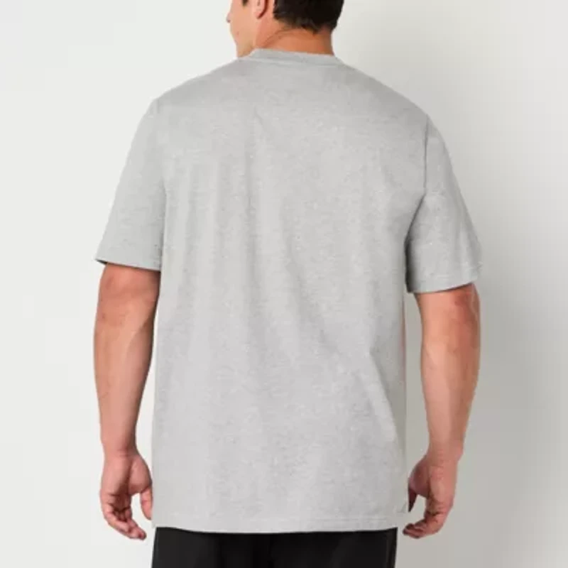 adidas Mens Crew Neck Short Sleeve Regular Fit Big and Tall Graphic T-Shirt