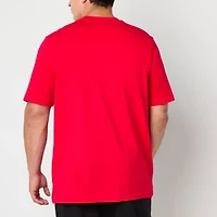 adidas Mens Crew Neck Short Sleeve Big and Tall Graphic T-Shirt