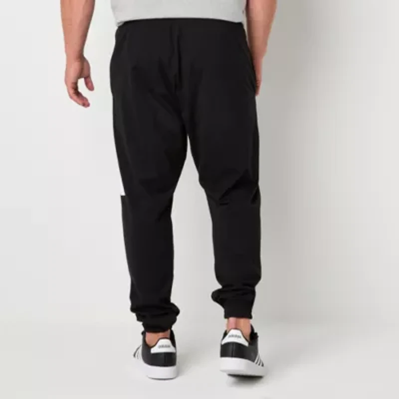 adidas Mens Drawstring Waist Regular Fit Big and Tall Sweatpant