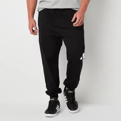 adidas Mens Drawstring Waist Regular Fit Big and Tall Sweatpant