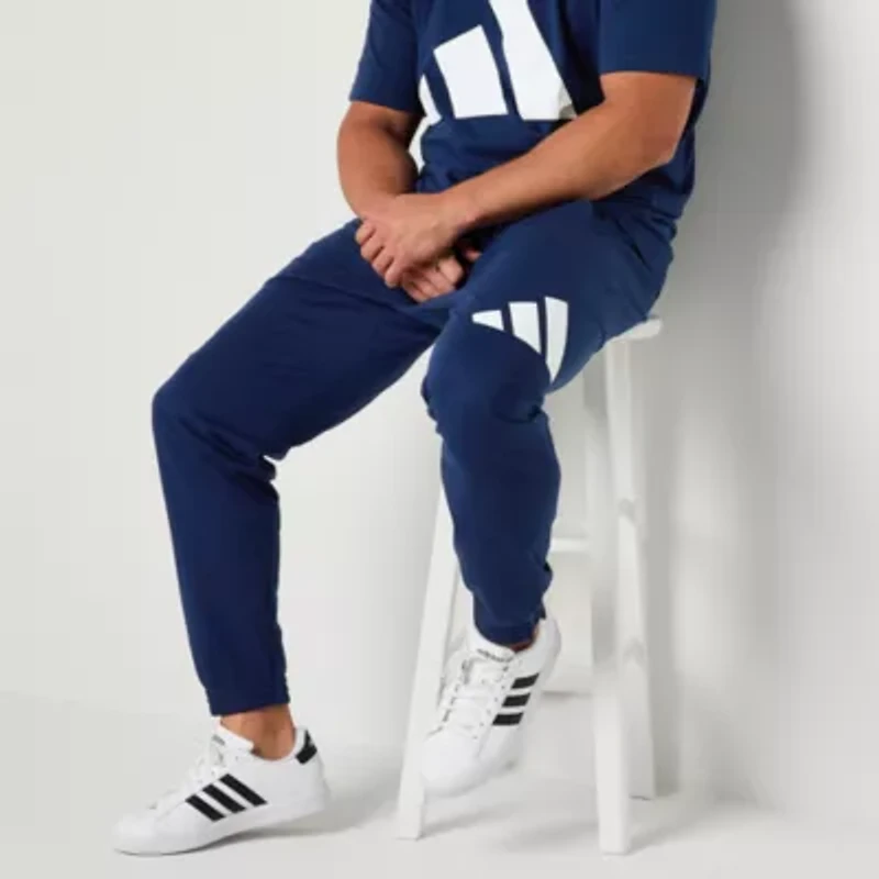 adidas Mens Drawstring Waist Regular Fit Big and Tall Sweatpant