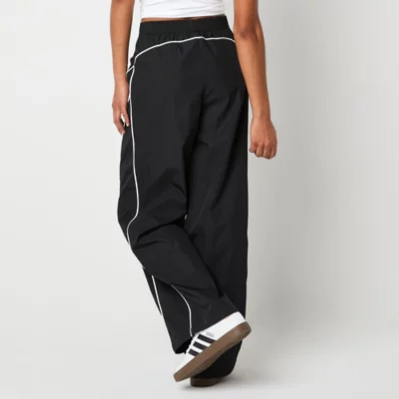 Arizona Womens Straight Mid Rise Juniors Track Pant