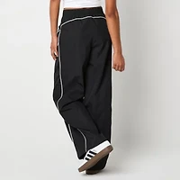 Arizona Womens Straight Mid Rise Regular Fit Juniors Track Pant