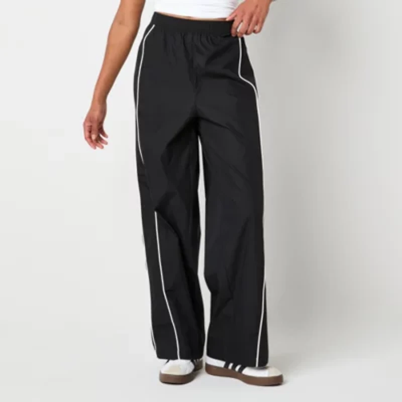 Arizona Womens Straight Mid Rise Regular Fit Juniors Track Pant