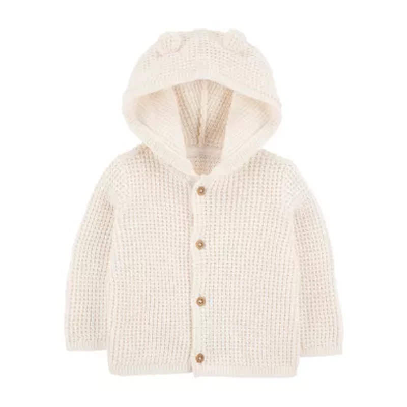 Carter's Baby Unisex Hooded Long Sleeve Cardigan