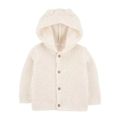 Carter's Baby Unisex Hooded Long Sleeve Cardigan
