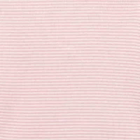 Carter's Baby Girls Round Neck Short Sleeve Rib 5-pc. Bodysuit