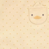 Carter's Baby Girls Round Neck Short Sleeve Rib 5-pc. Bodysuit