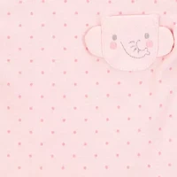 Carter's Baby Girls Round Neck Short Sleeve Rib 5-pc. Bodysuit