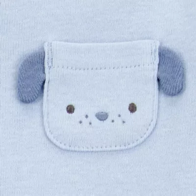 Carter's Baby Boys Round Neck Short Sleeve Rib 5-pc. Bodysuit