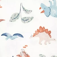 Carter's Baby Boys Round Neck Short Sleeve Rib 5-pc. Bodysuit