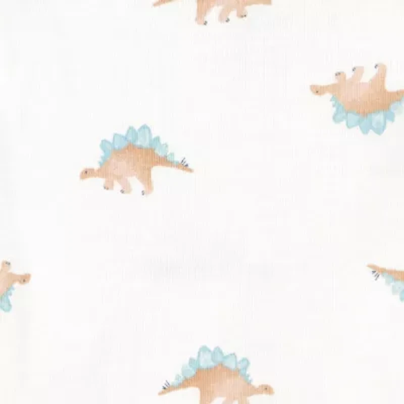 Carter's Baby Boys Round Neck Short Sleeve Rib 5-pc. Bodysuit