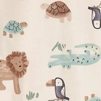 Carter's Baby Boys Round Neck Long Sleeve Rib 2-pc. Jumpsuit