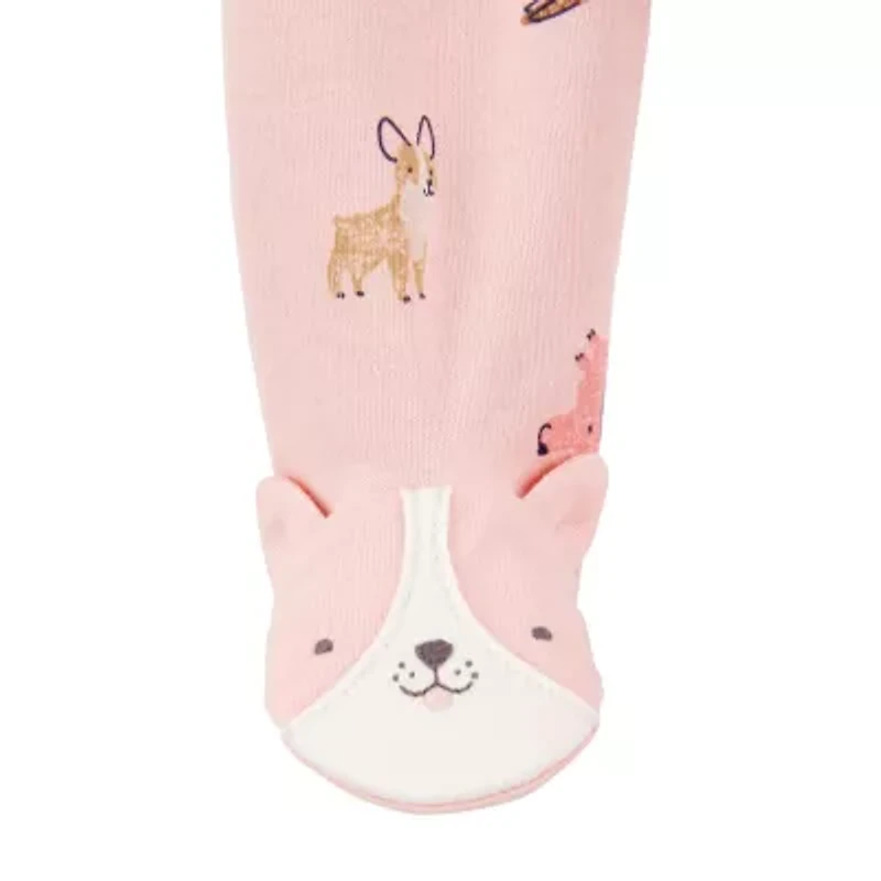 Carter's Baby Girls Animal Sleep and Play